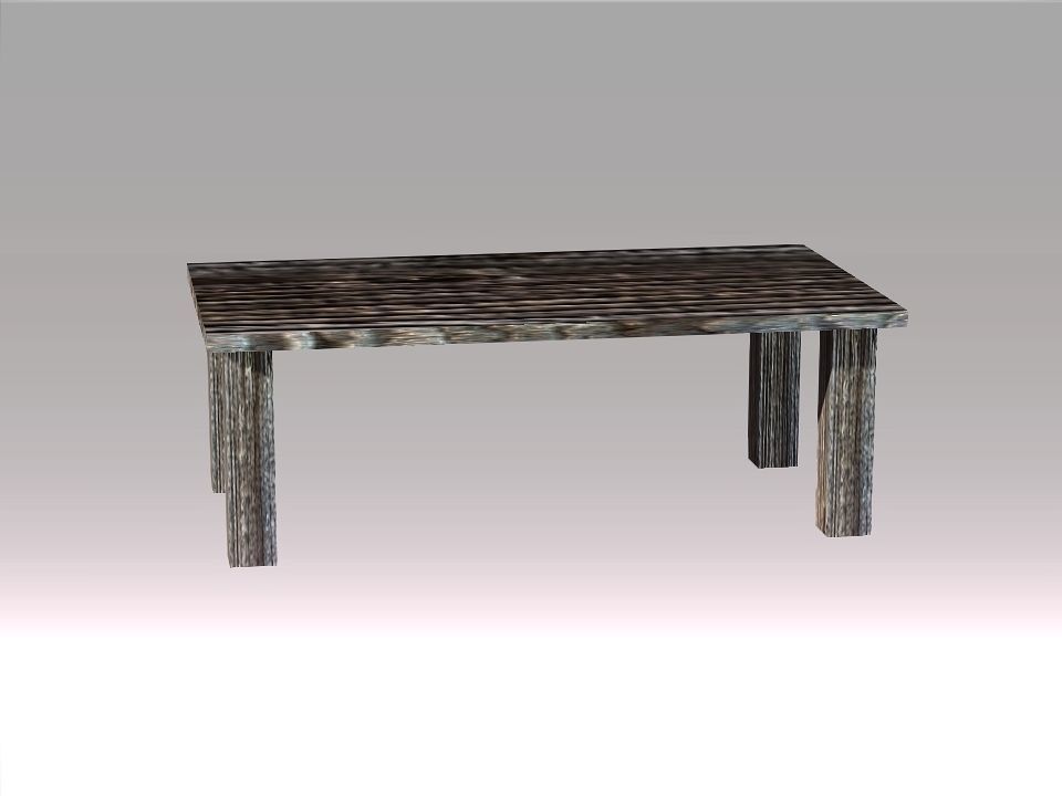 Poor Carpenter furniture collection Low-poly 3D model_9