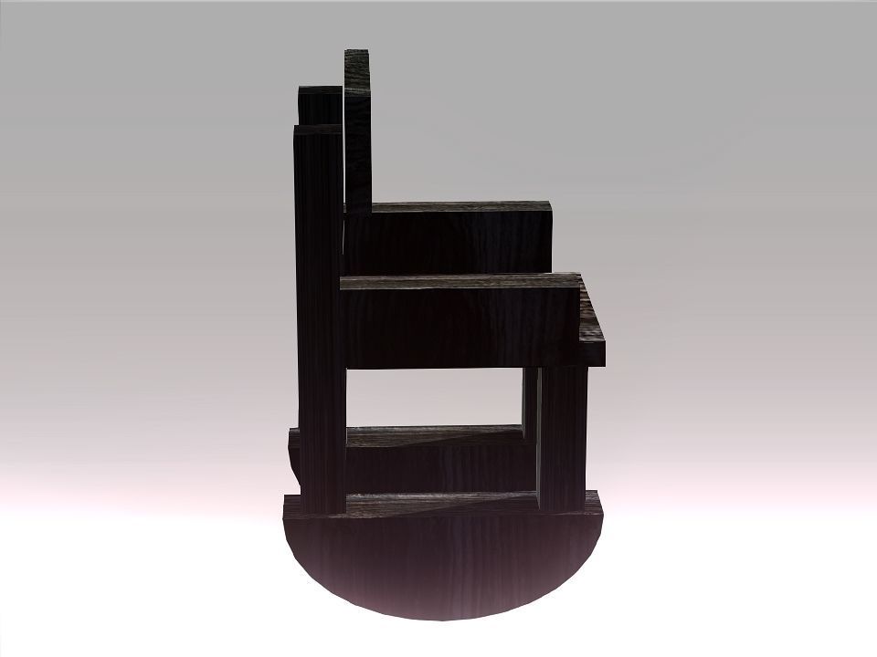 Poor Carpenter furniture collection Low-poly 3D model_41