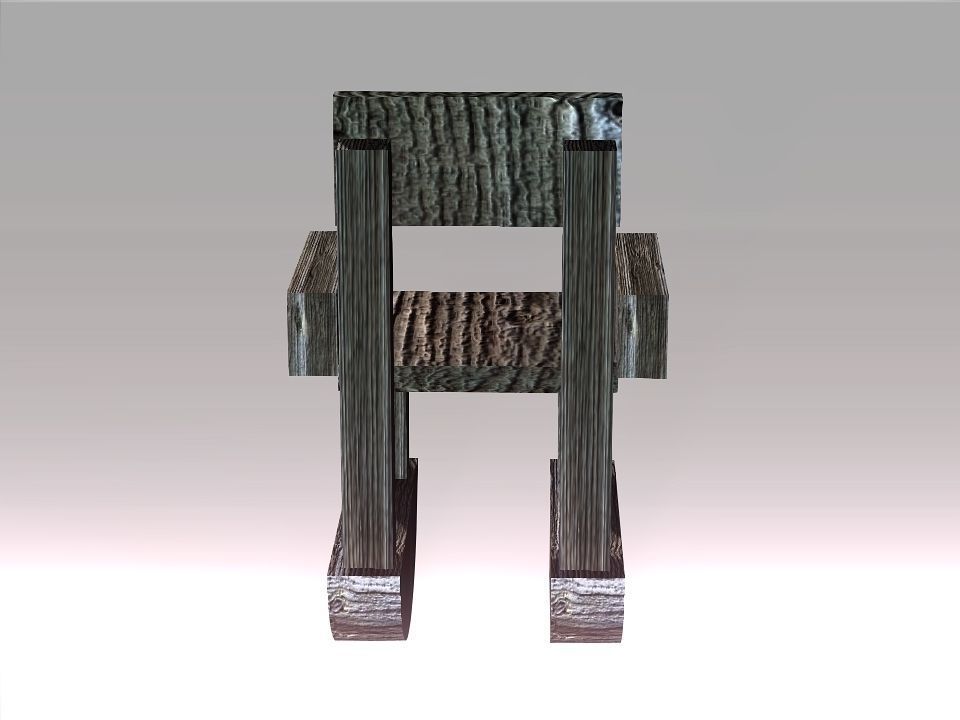 Poor Carpenter furniture collection Low-poly 3D model_38