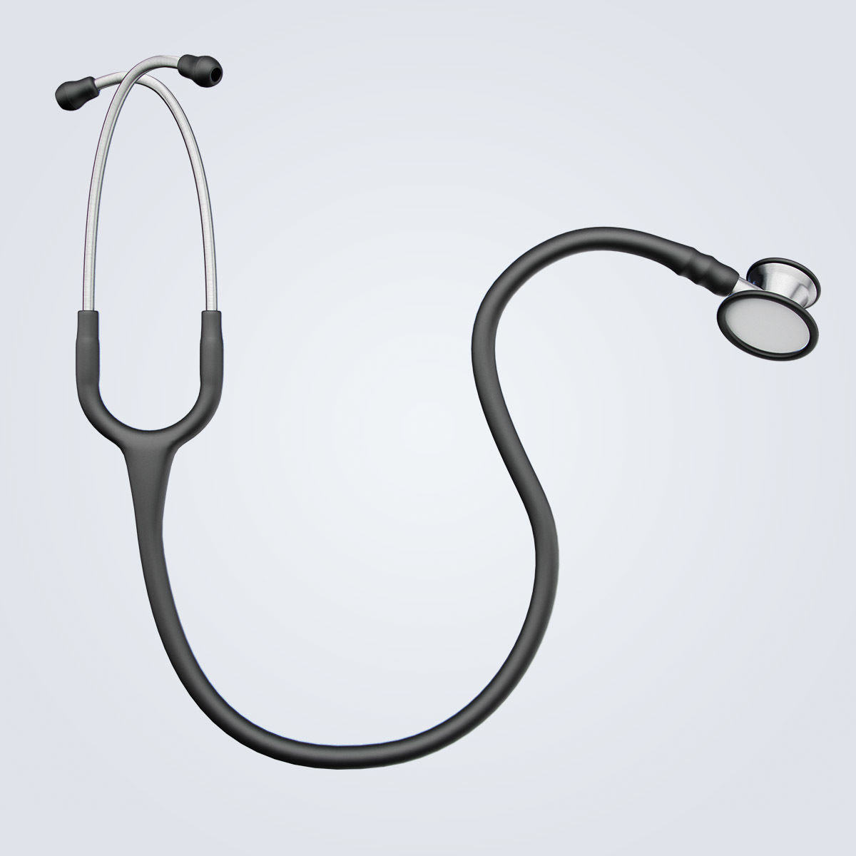 Stethoscope medical 3D model_2