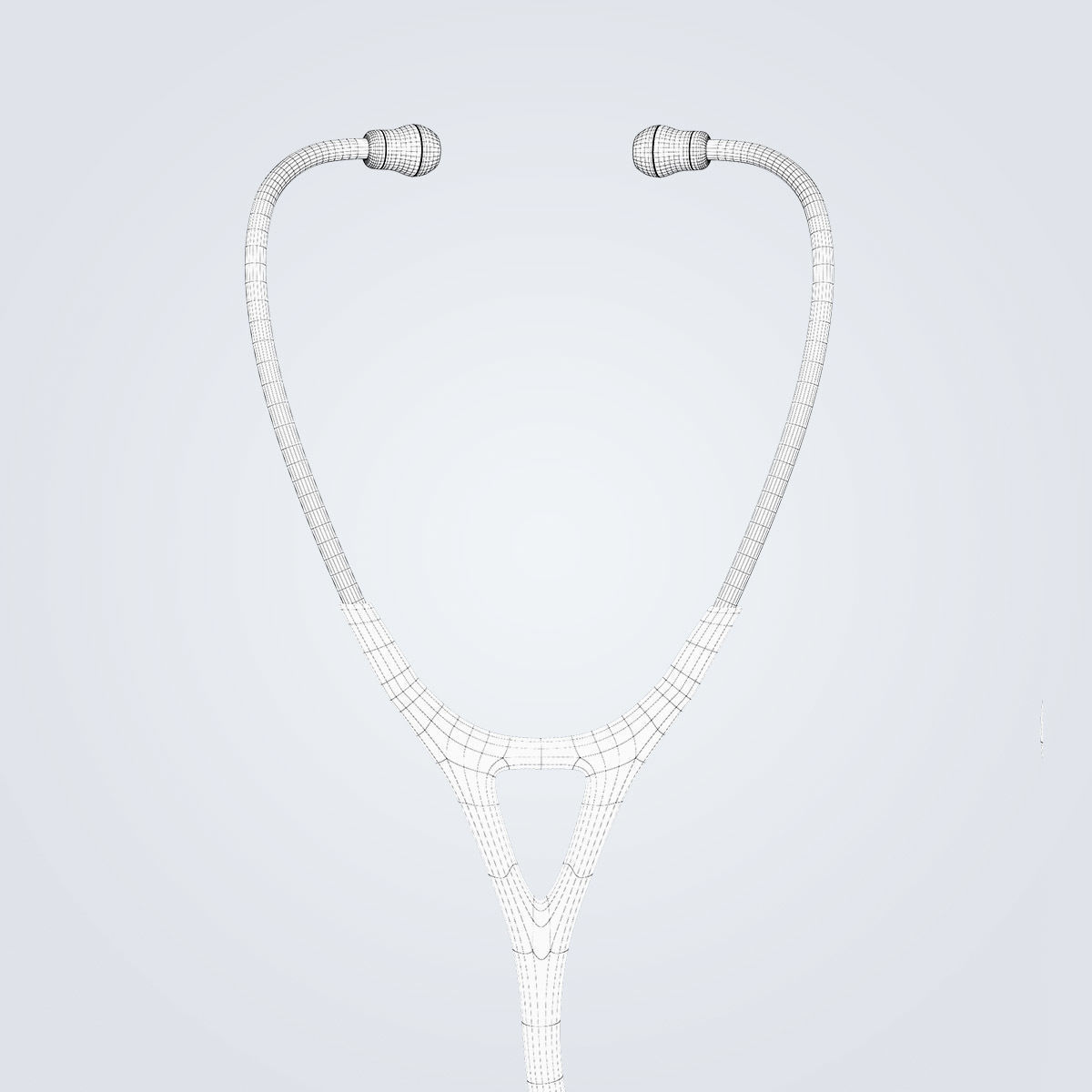 Stethoscope medical 3D model_10