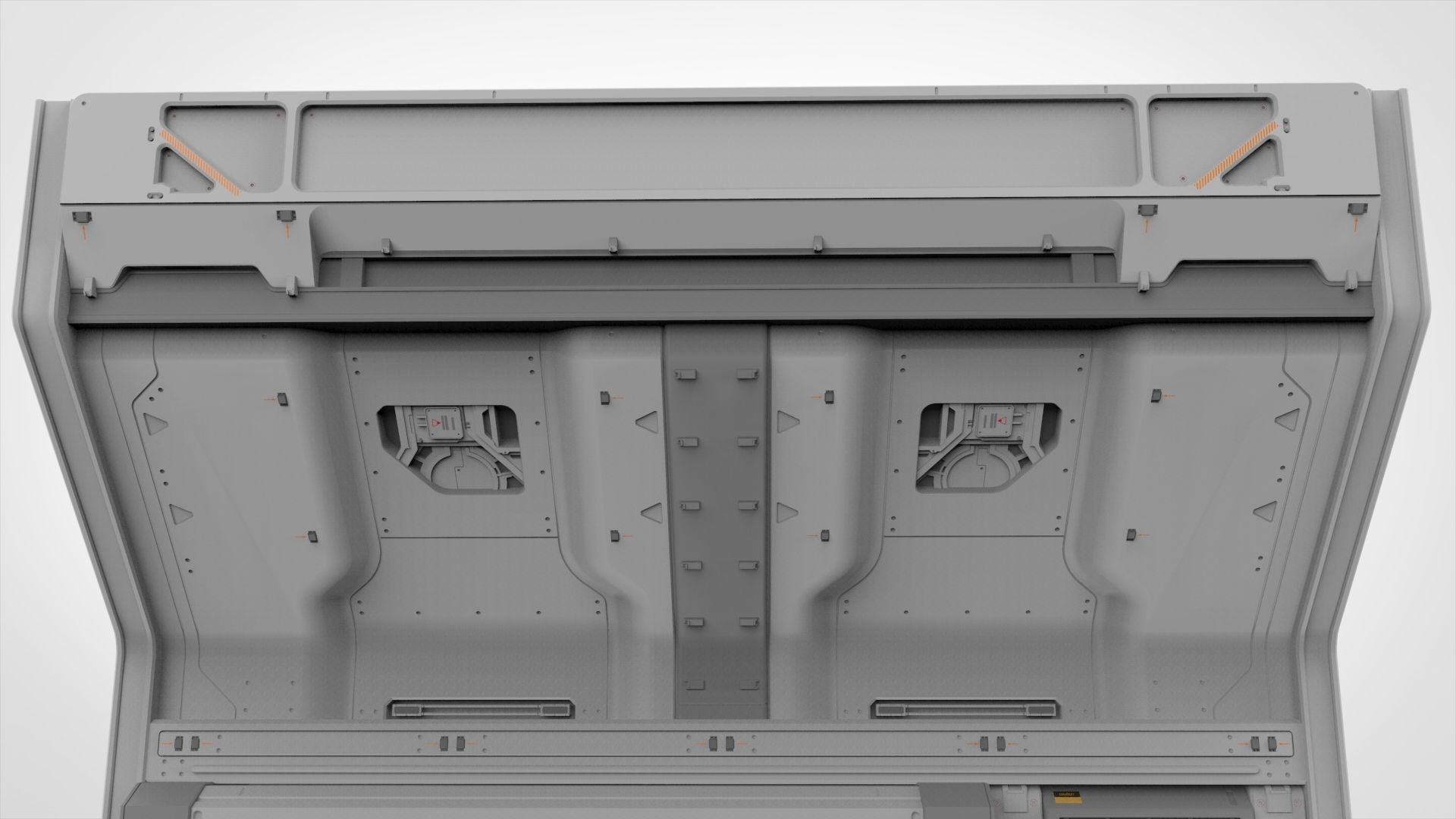 sci-fi Architecture kitbash 13 3D model_23