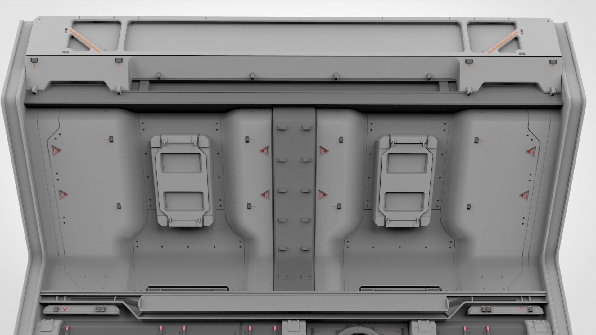 sci-fi Architecture kitbash 13 3D model_20