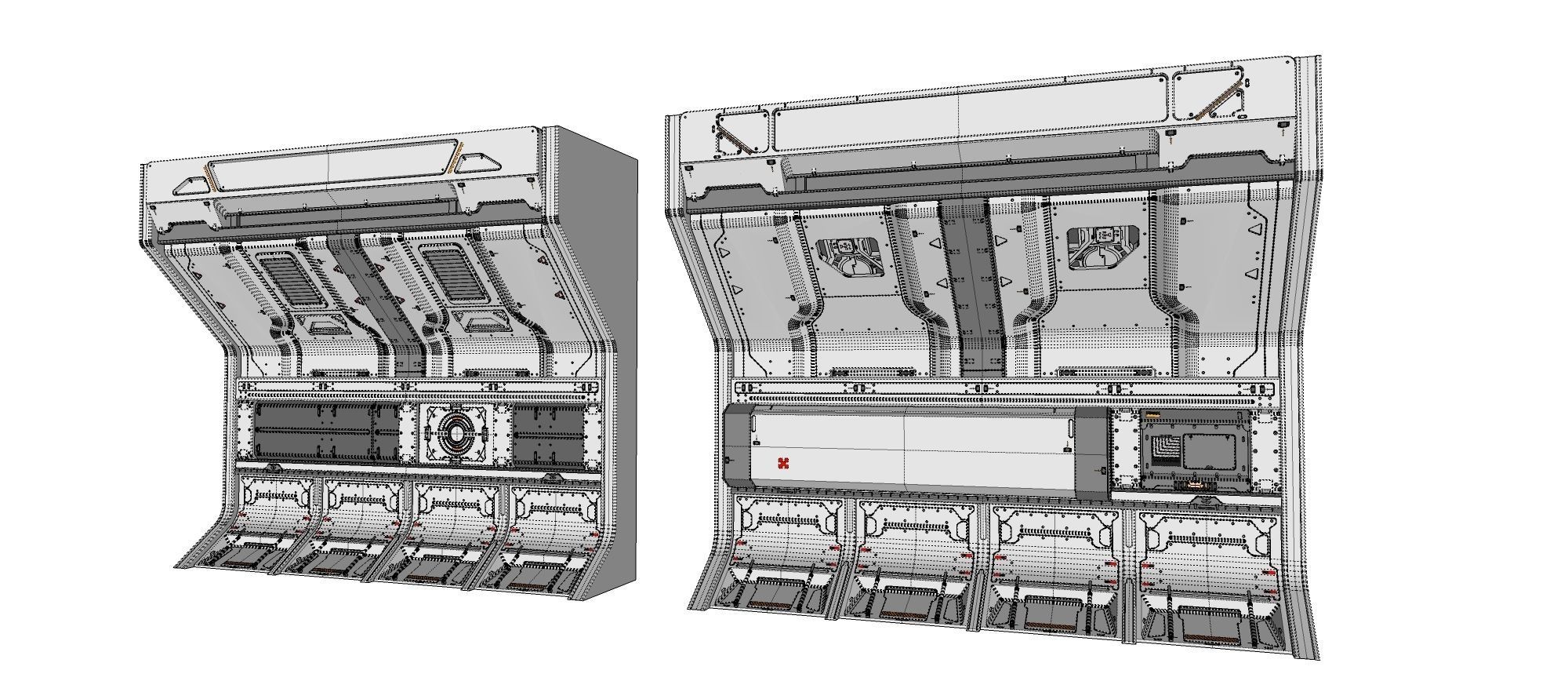 sci-fi Architecture kitbash 13 3D model_30