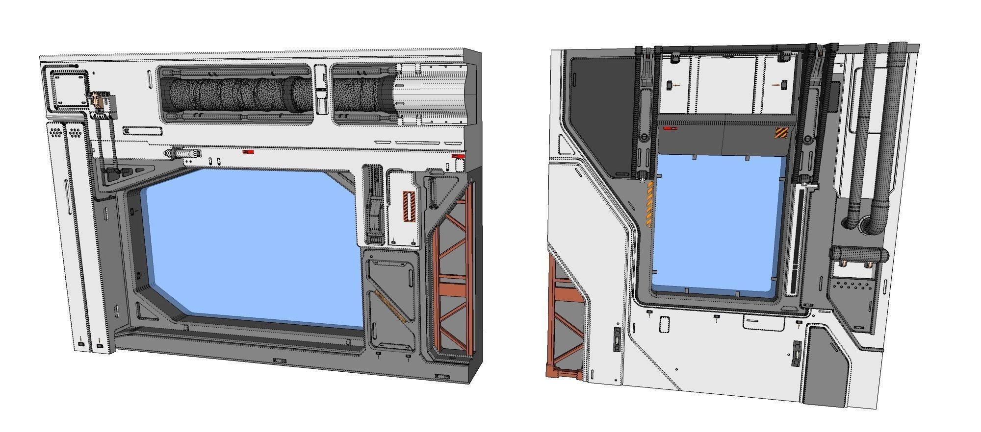 sci-fi Architecture kitbash 13 3D model_26