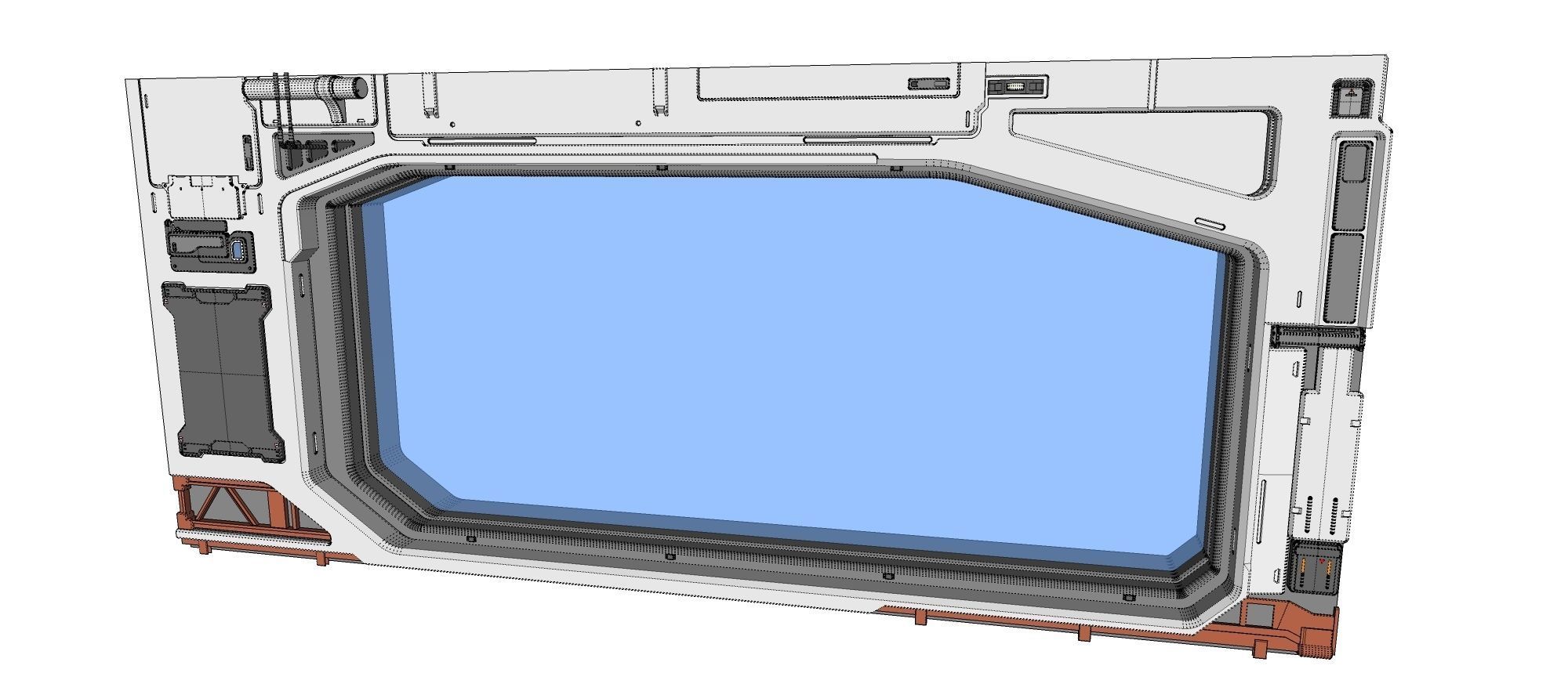 sci-fi Architecture kitbash 13 3D model_27