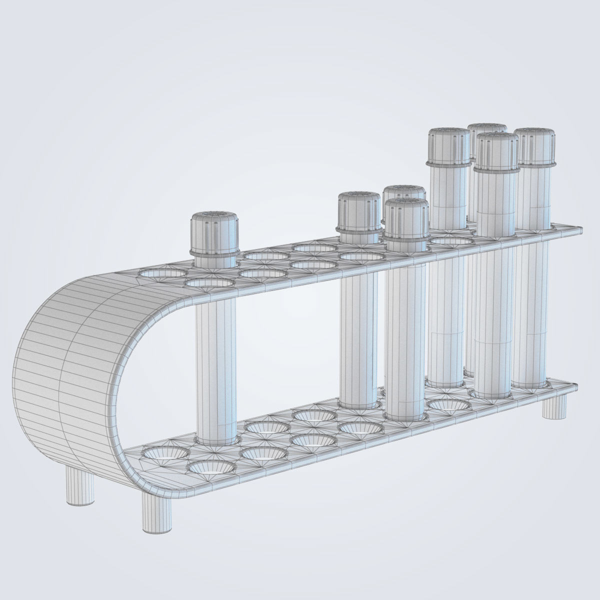 Labolatory Test Tubes 3D model_22