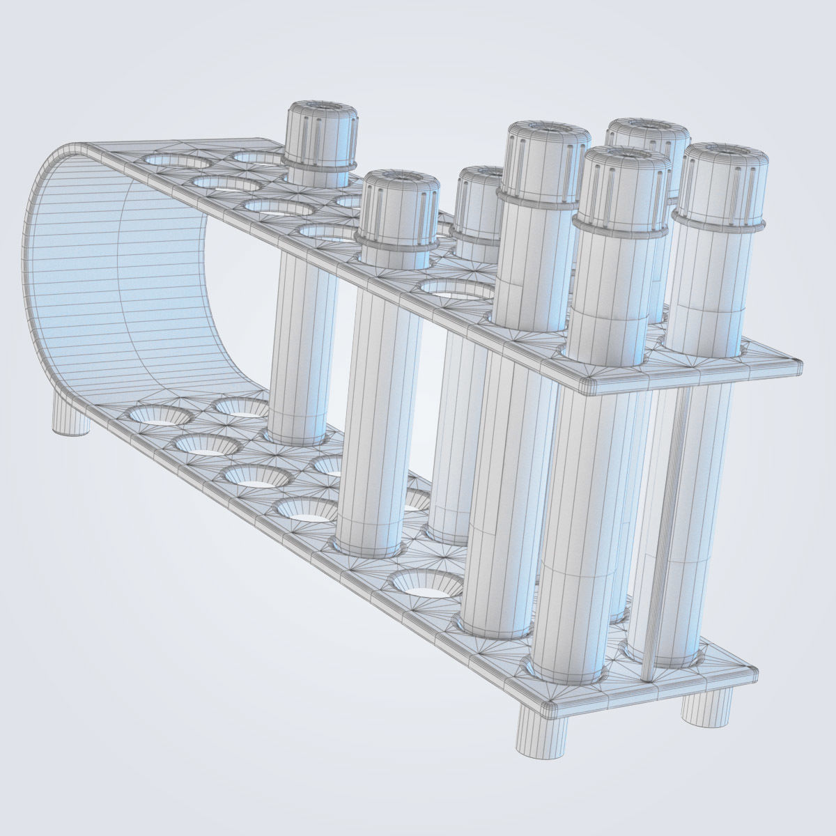 Labolatory Test Tubes 3D model_23