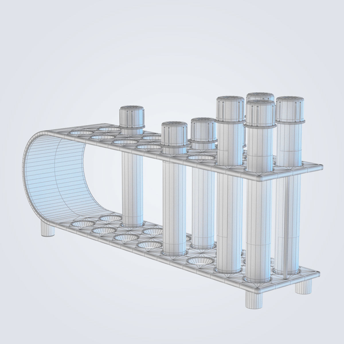 Labolatory Test Tubes 3D model_21