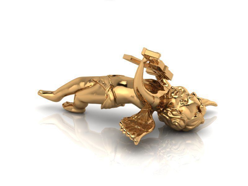 Angel AK pendant 3D print model_2