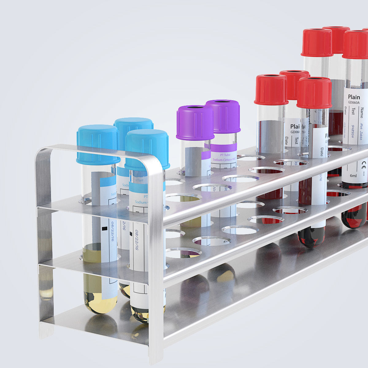 Test Tubes Set 3D model_20