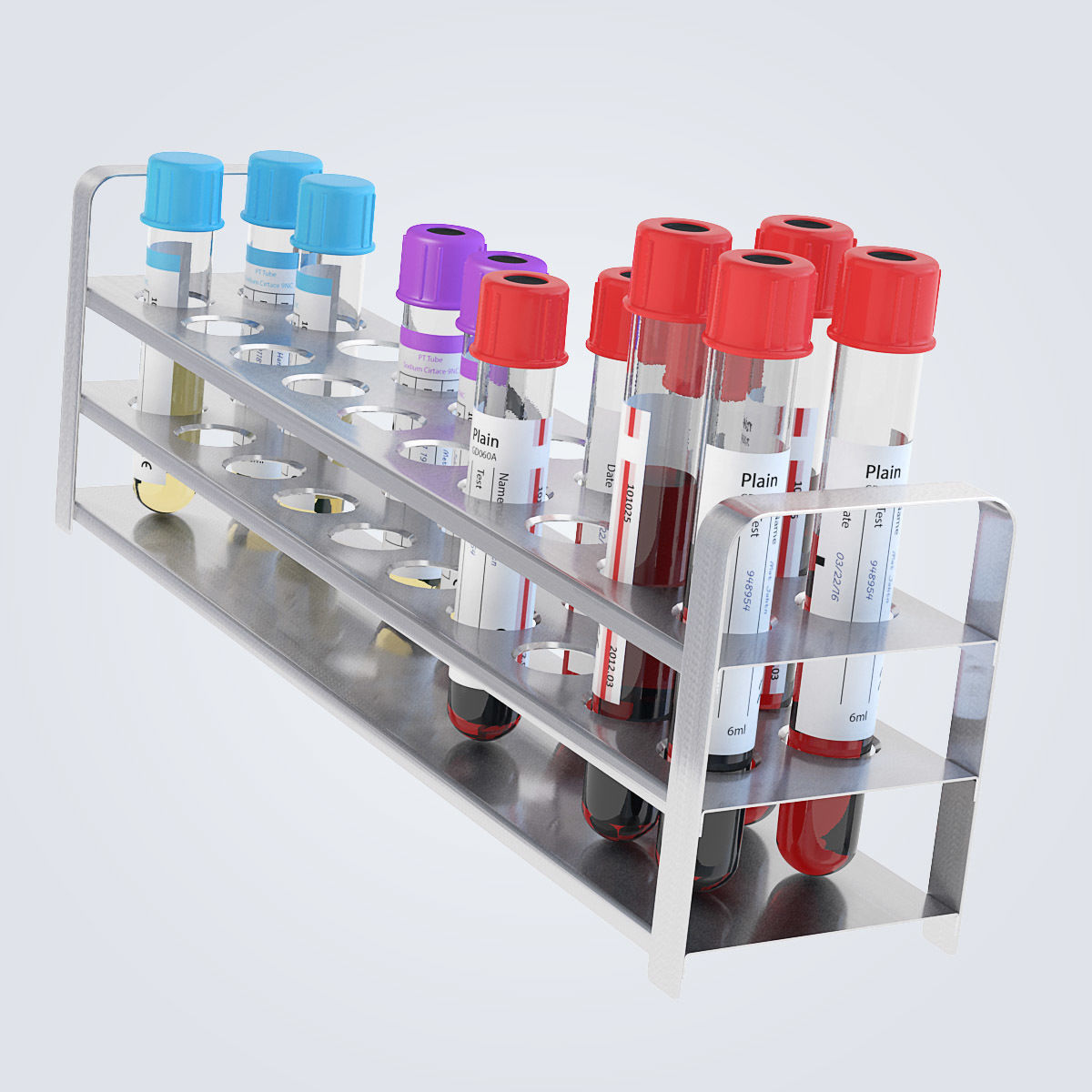 Test Tubes Set 3D model_18