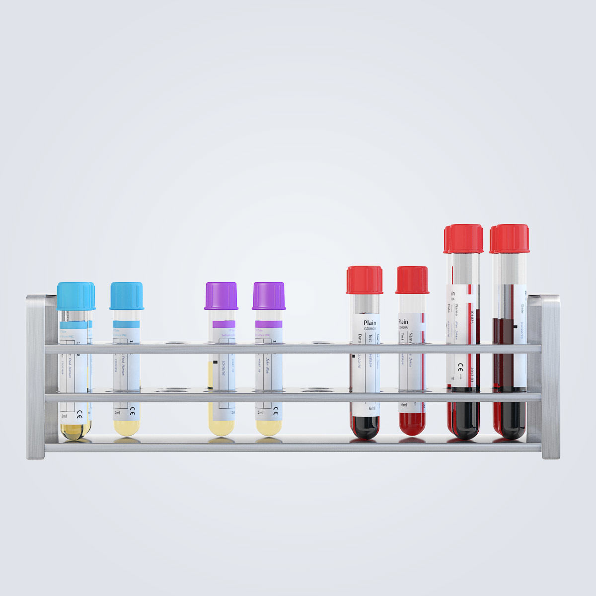 Test Tubes Set 3D model_12