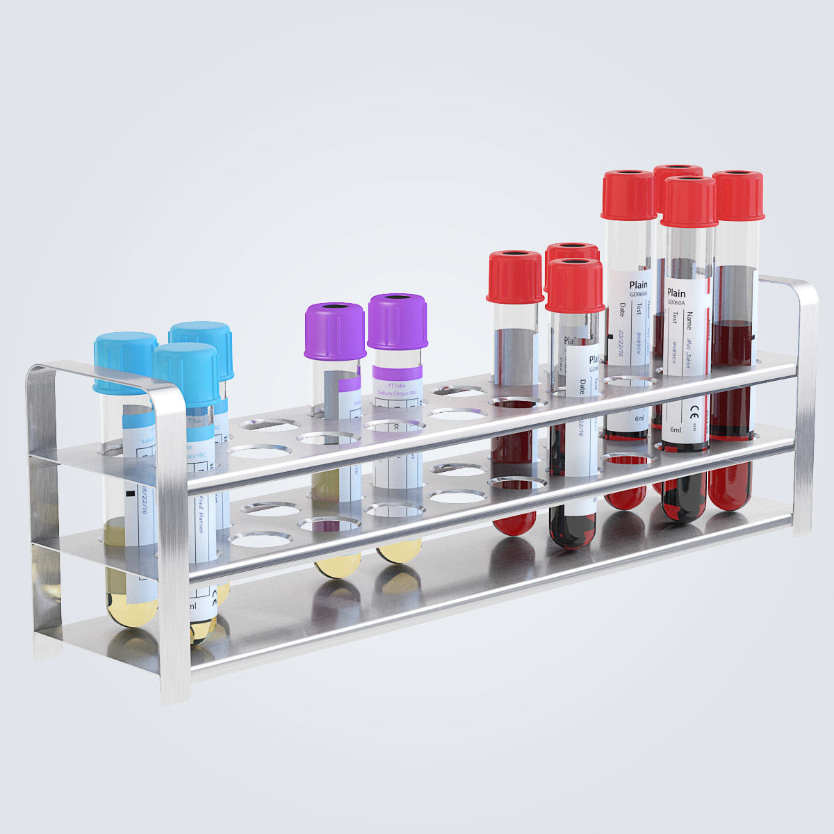 Test Tubes Set 3D model_15