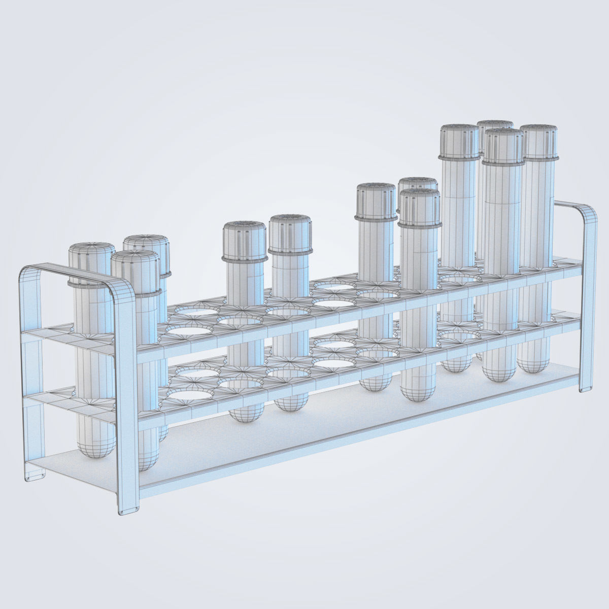 Test Tubes Set 3D model_23