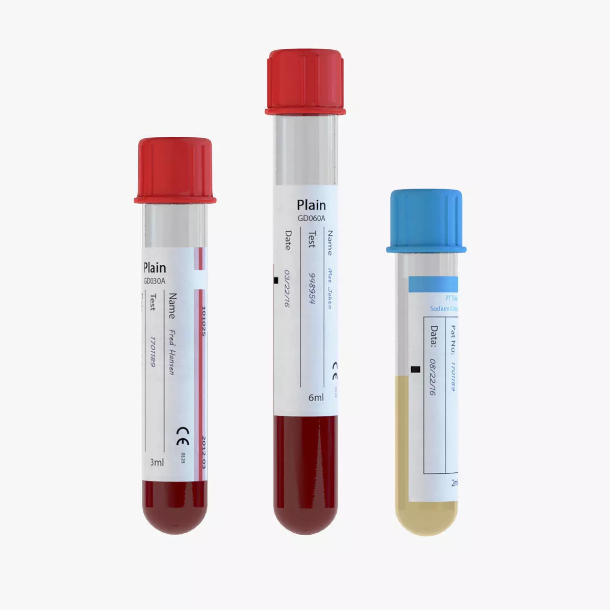 Test Tubes 3D model_0