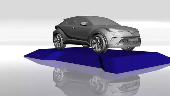 TOYOTA C-HR 2017 3D MODEL FOR 3D PRINTING STL FILES