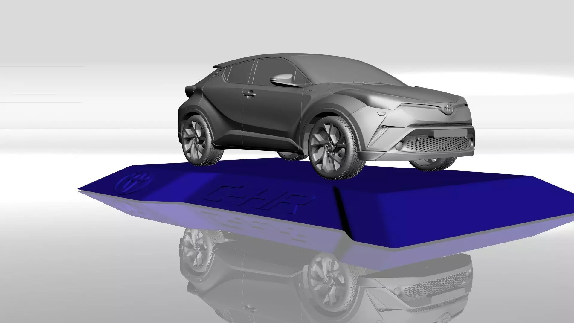 TOYOTA C-HR 2017 3D MODEL FOR 3D PRINTING STL FILES 3D print model
