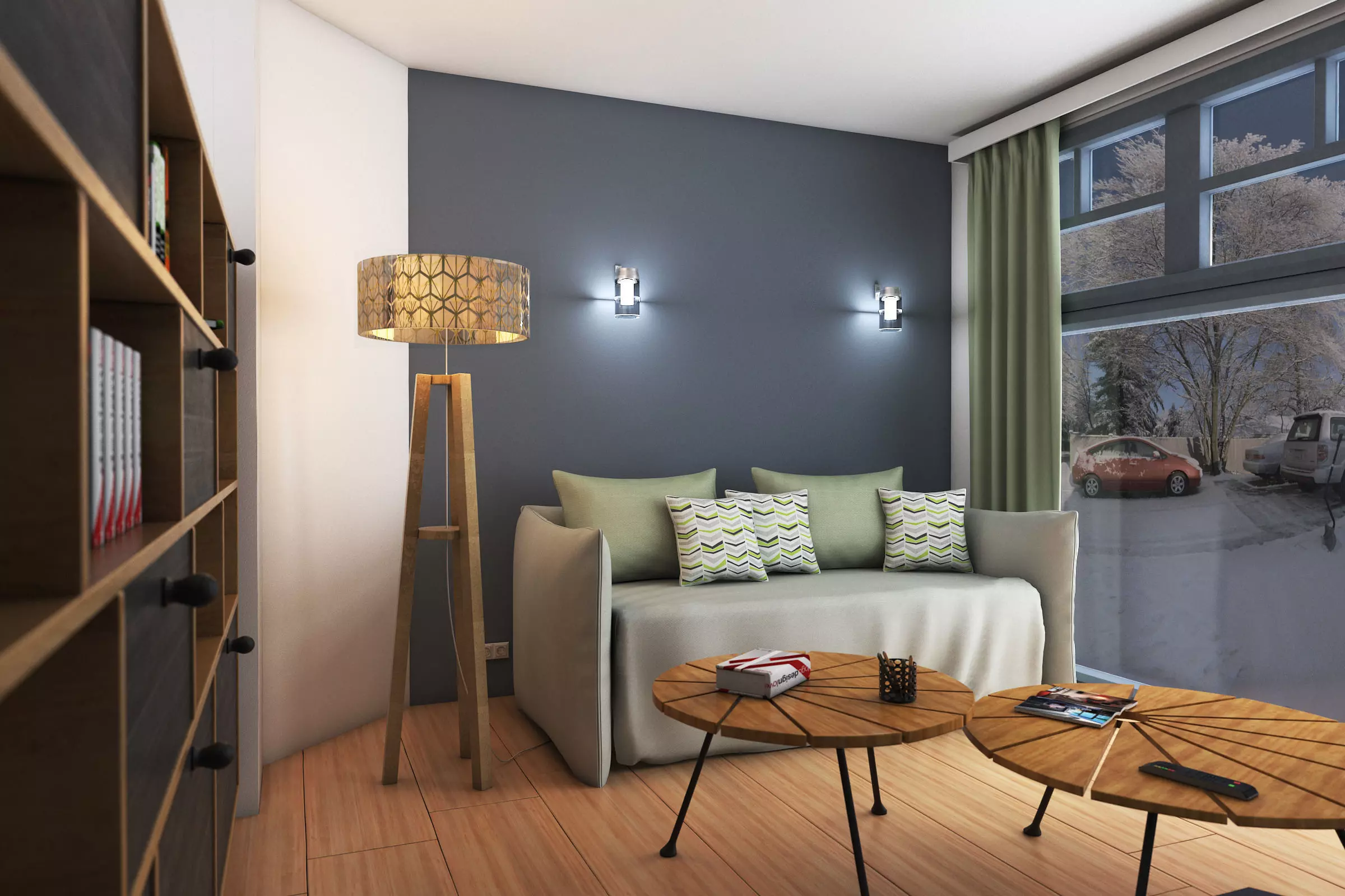 Preview Living Room French Chic Style Free 3D model