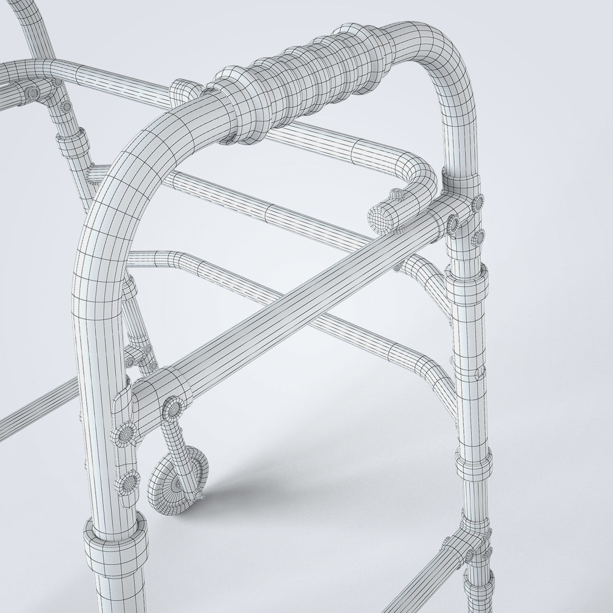 Walker Wheel 3D model_19