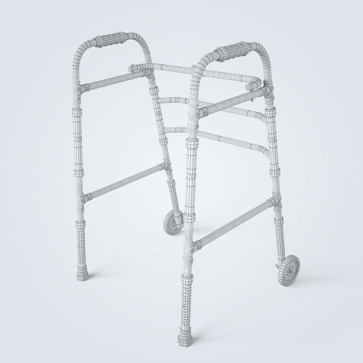 Walker Wheel 3D model_17