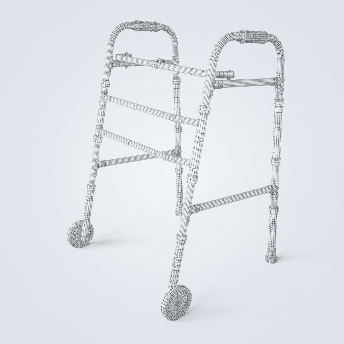 Walker Wheel 3D model_16