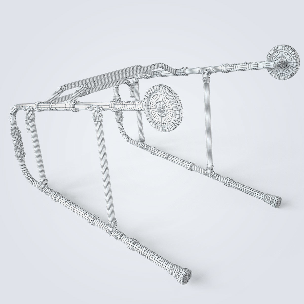 Walker Wheel 3D model_18