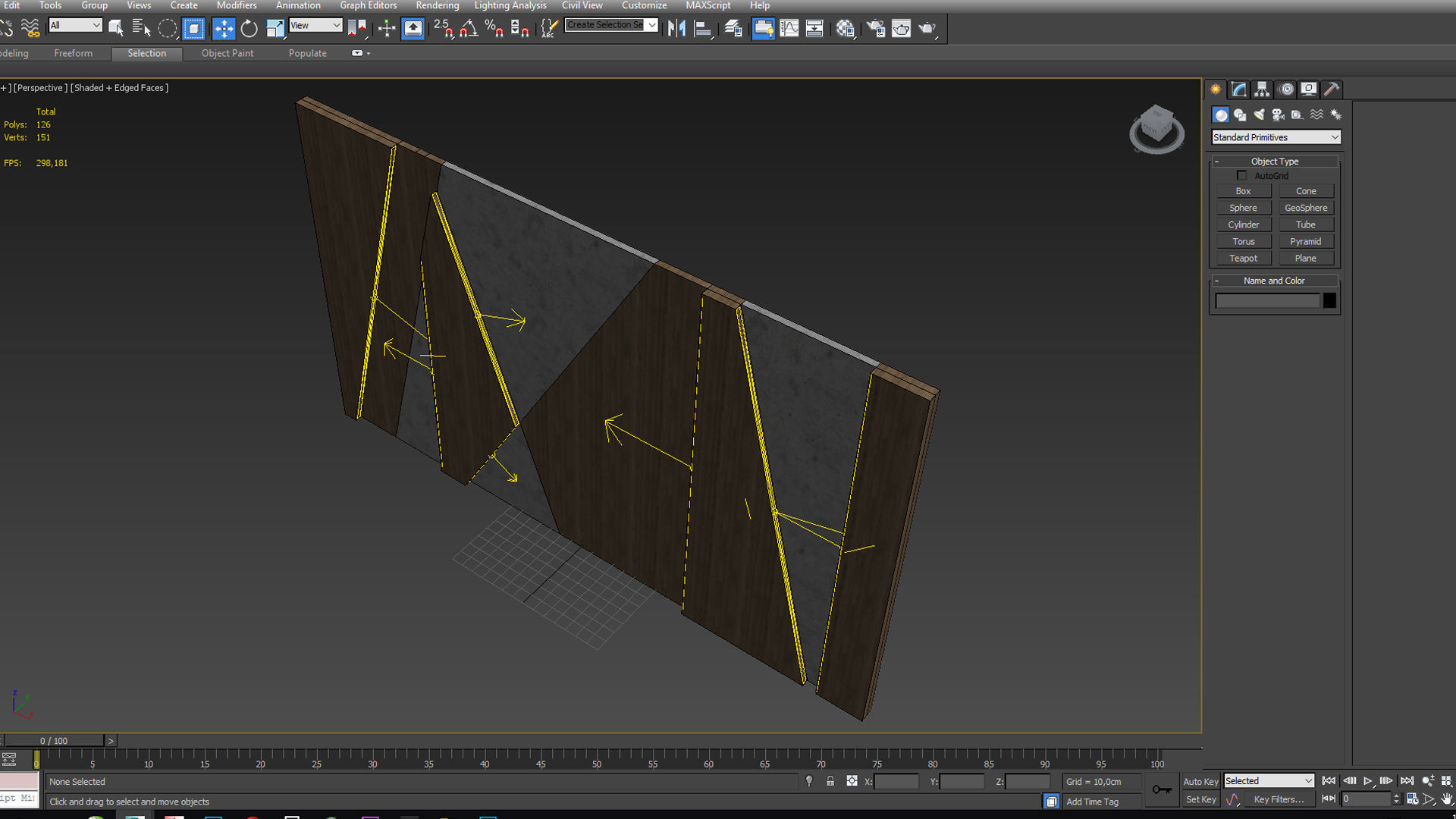 Wall Panel 45 3D model_6