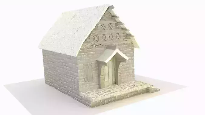 Tiny House Free low-poly 3D model