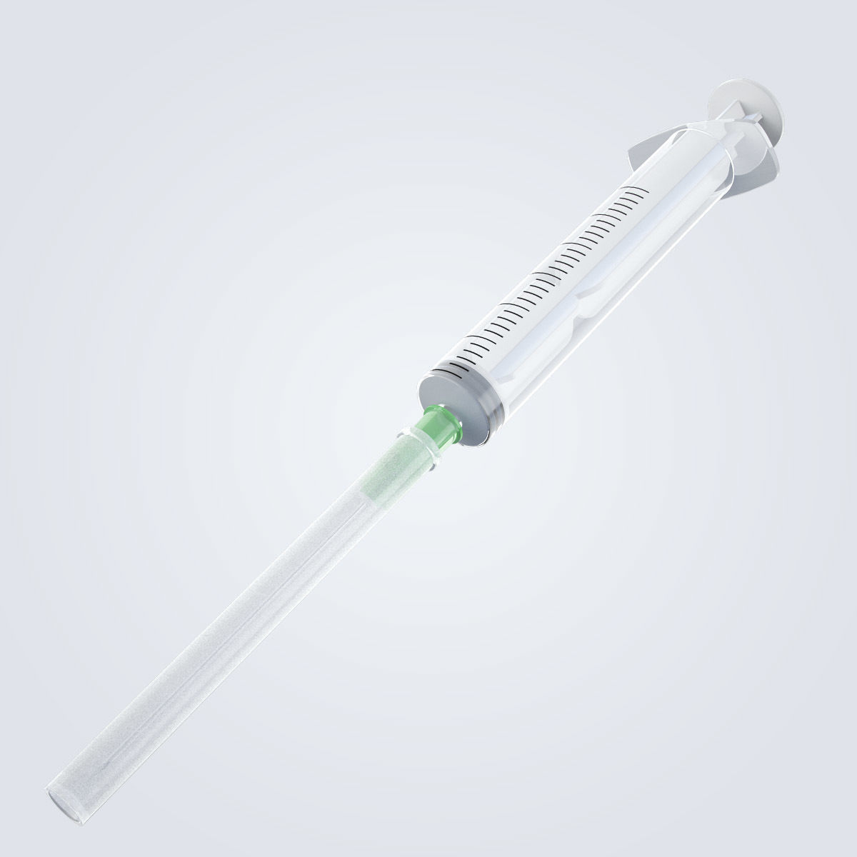 Syringe 3ml 3D model_9