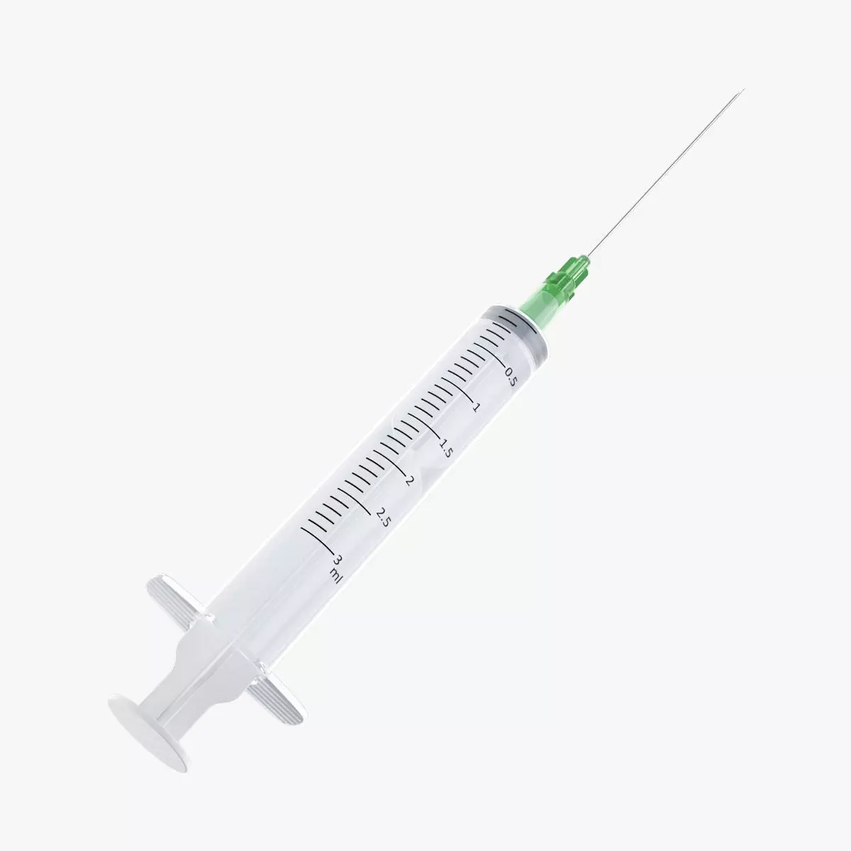 Syringe 3ml 3D model_0