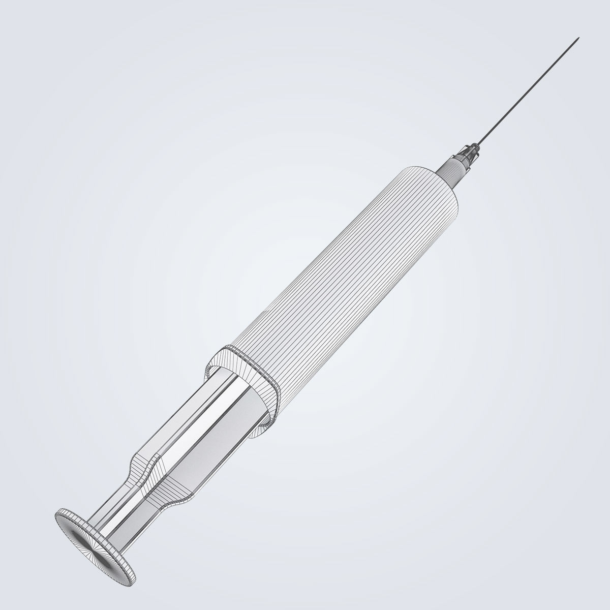 Syringe 3ml 3D model_14