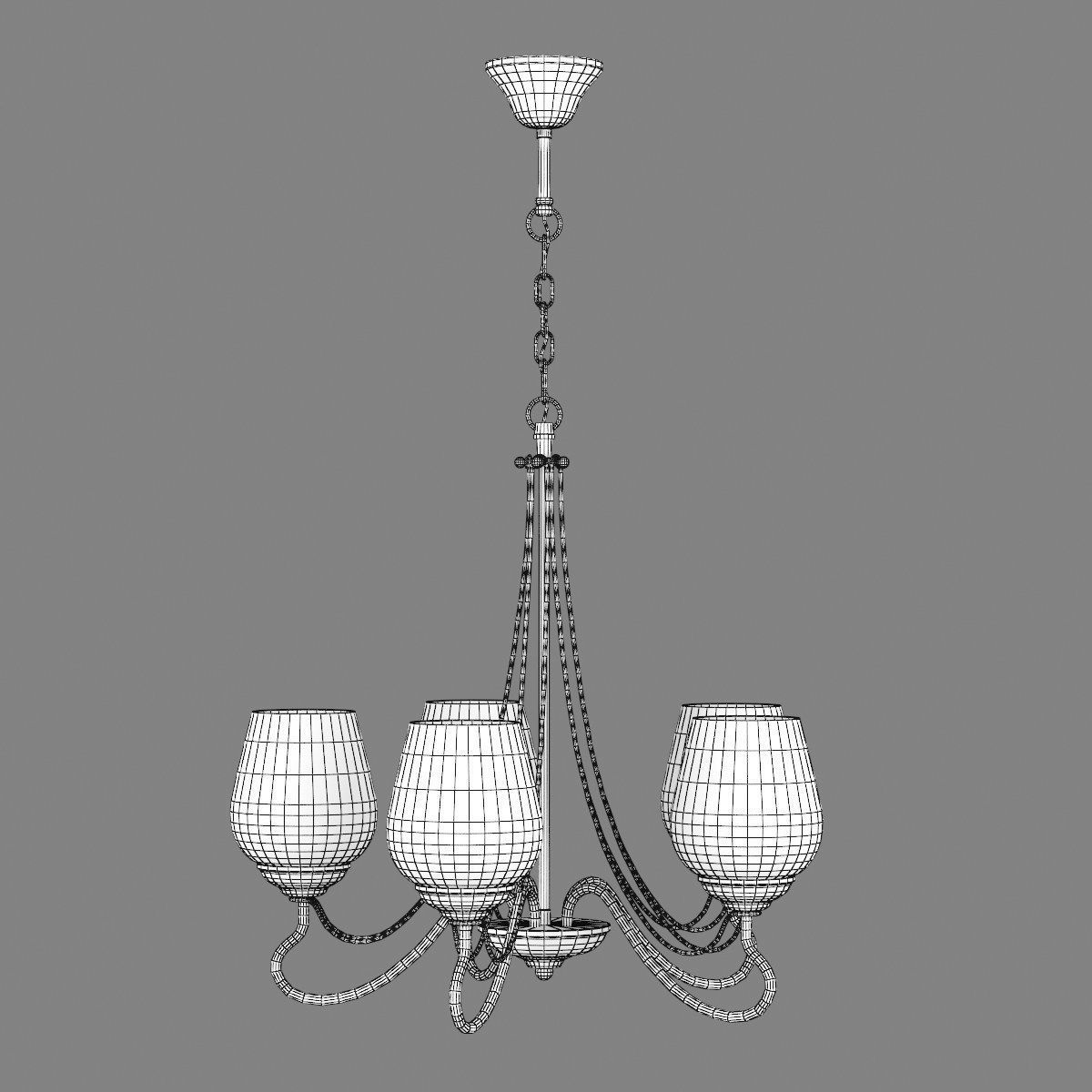 734057 Bolla Lightstar Chandelier 3D model_6