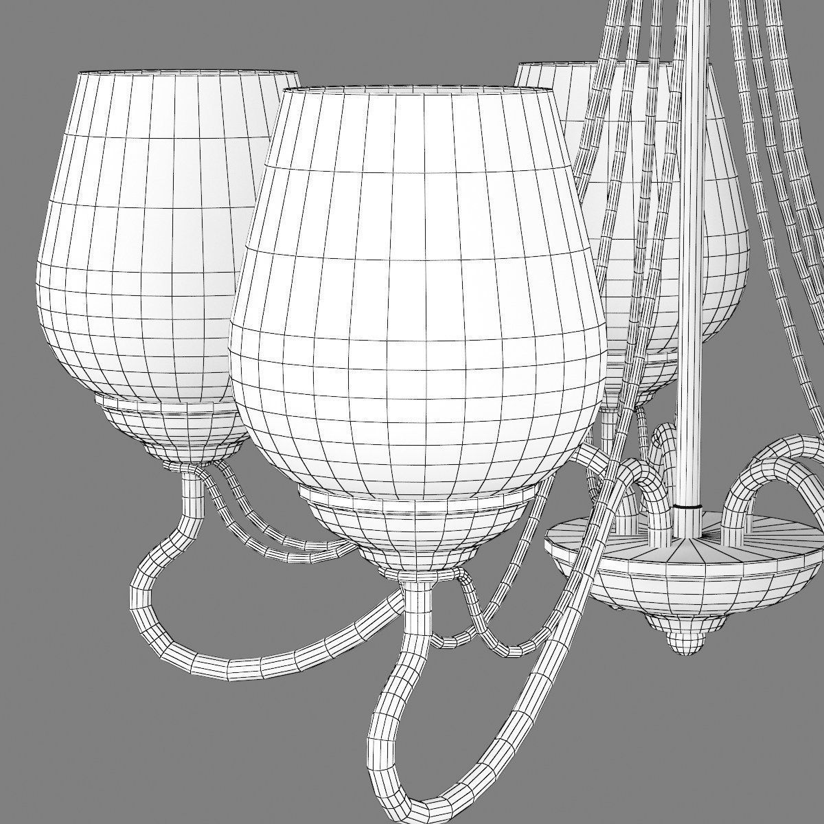 734057 Bolla Lightstar Chandelier 3D model_8