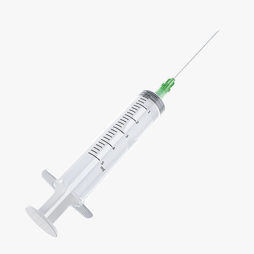 Syringe 5ml 3D model