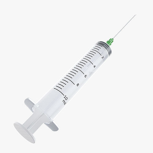 Syringe 10 ml 3D model
