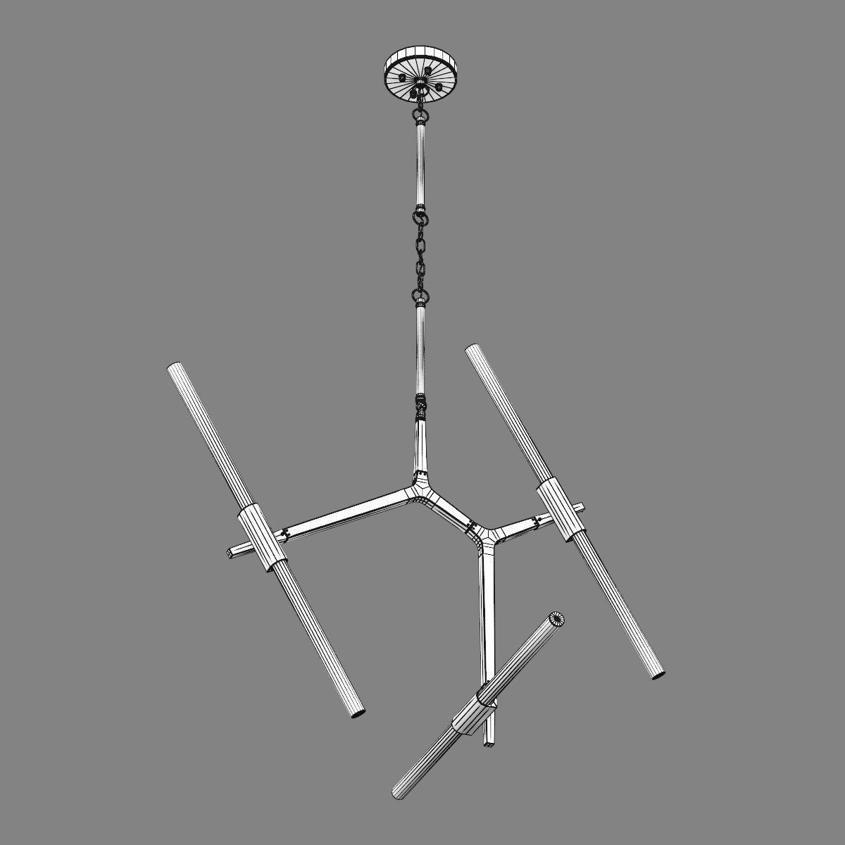 74206x Struttura Lightstar Chandelier 3D model_9