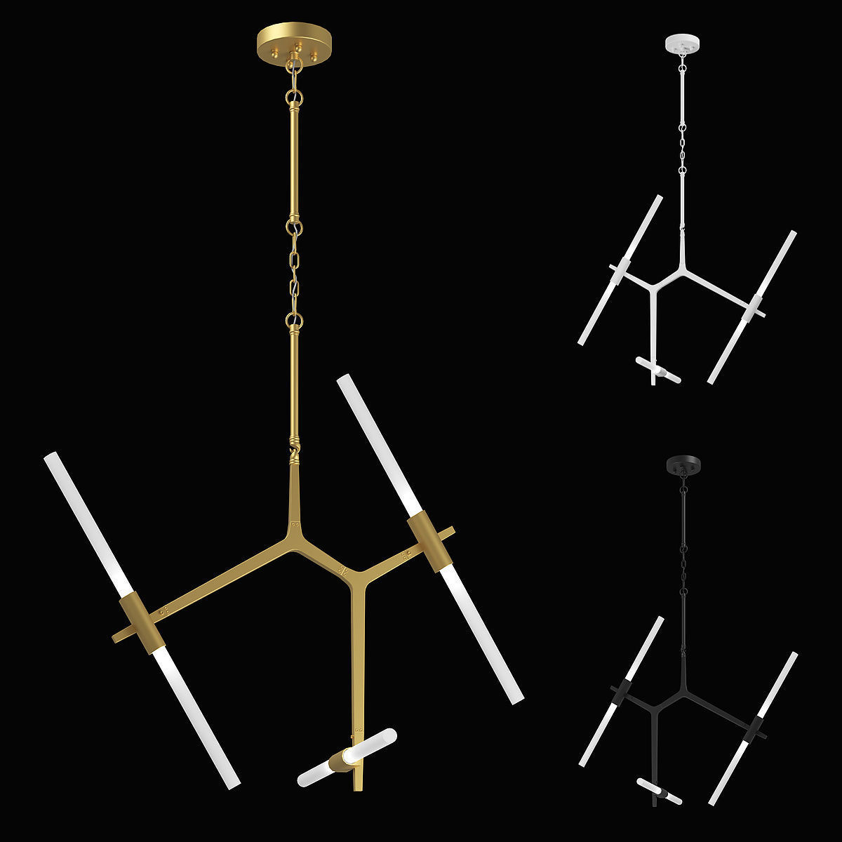 74206x Struttura Lightstar Chandelier 3D model_1