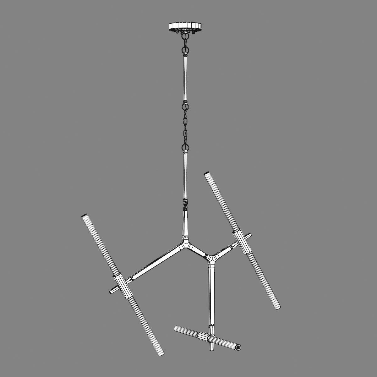 74206x Struttura Lightstar Chandelier 3D model_8