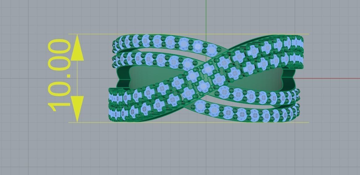 M RINGS N41 3D print model_7