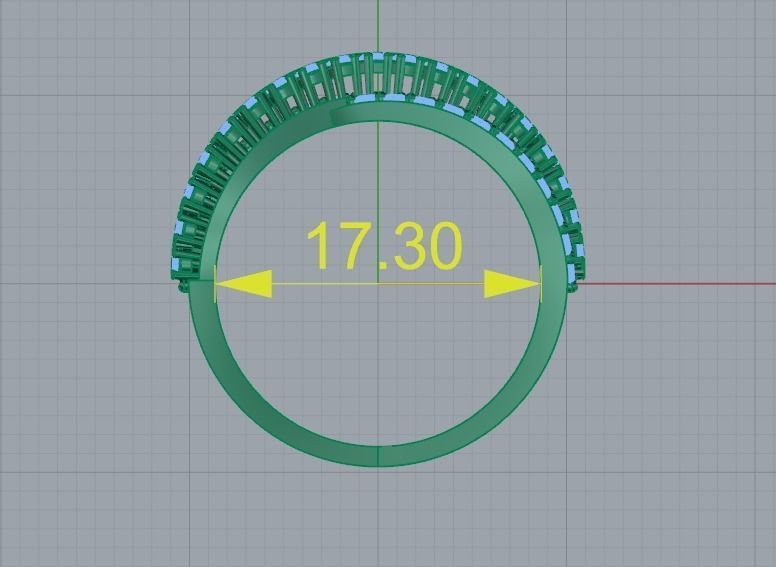 M RINGS N41 3D print model_8