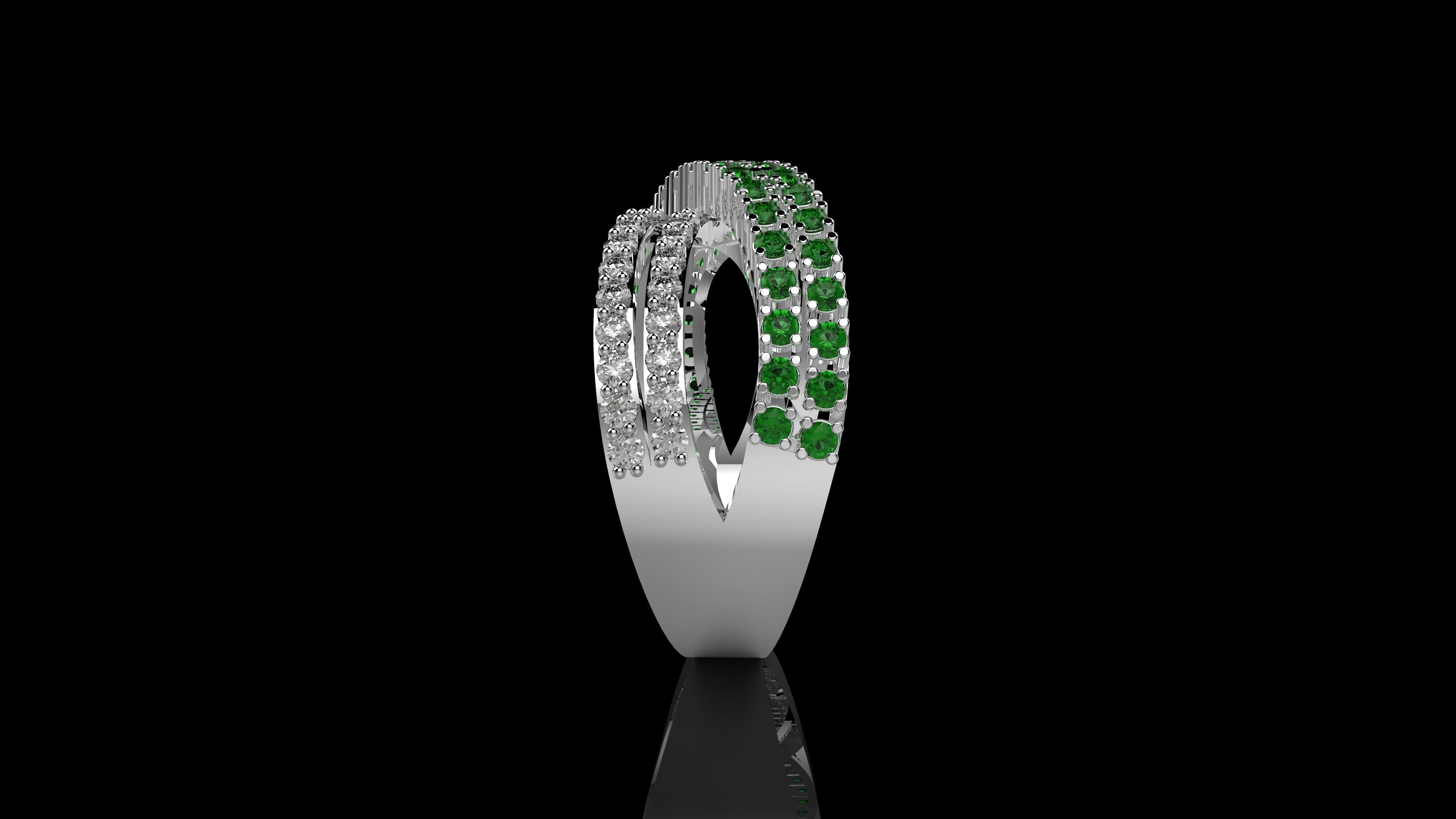 M RINGS N41 3D print model_3