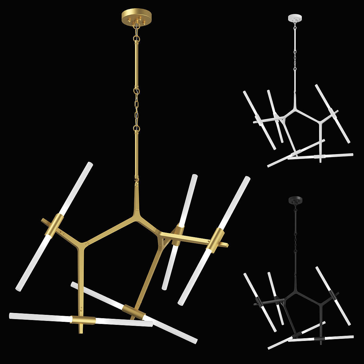 74210x Struttura Lightstar Chandelier 3D model_1