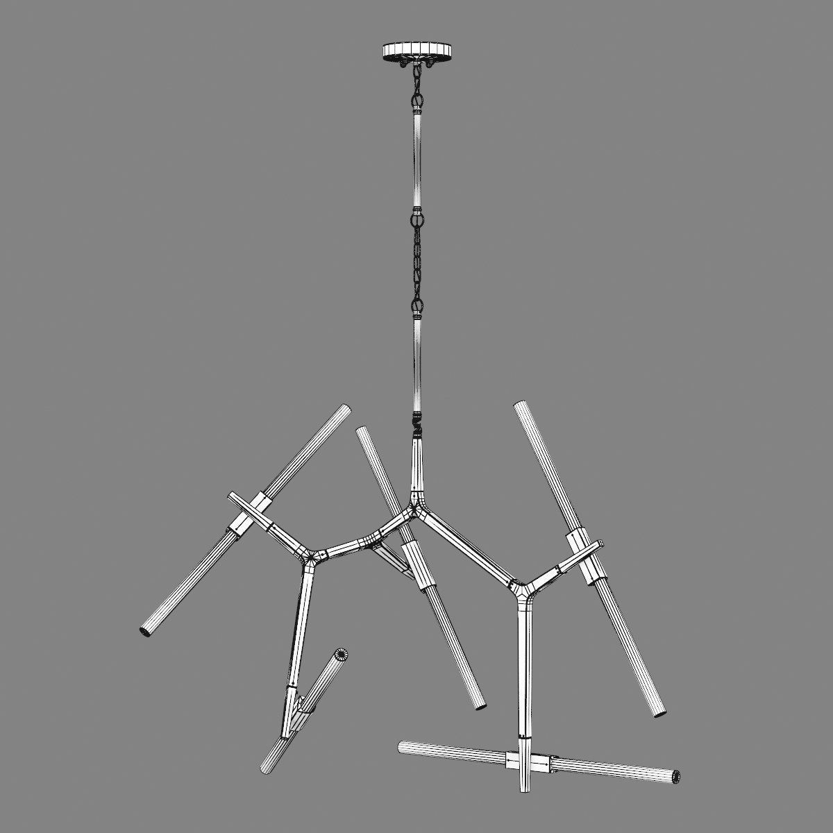 74210x Struttura Lightstar Chandelier 3D model_8