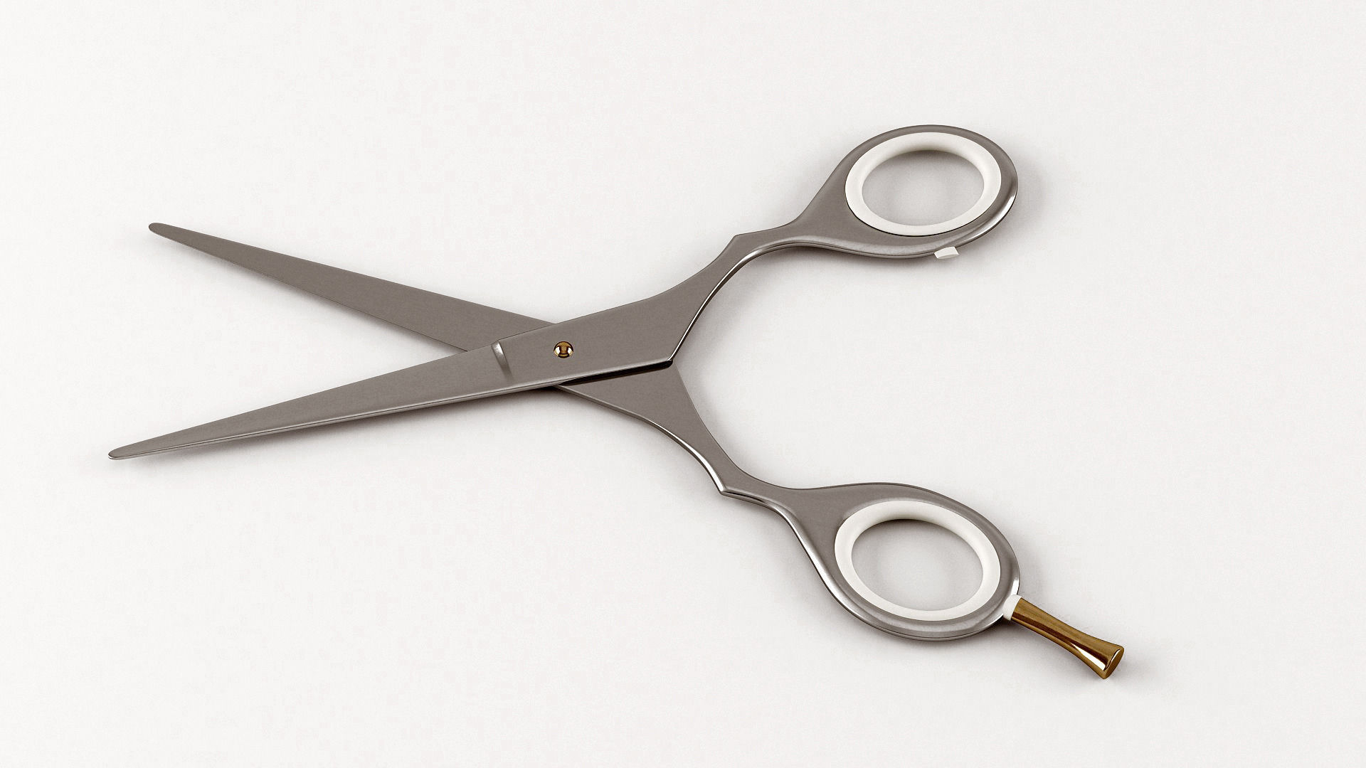 Scissors pair of 3D model_5