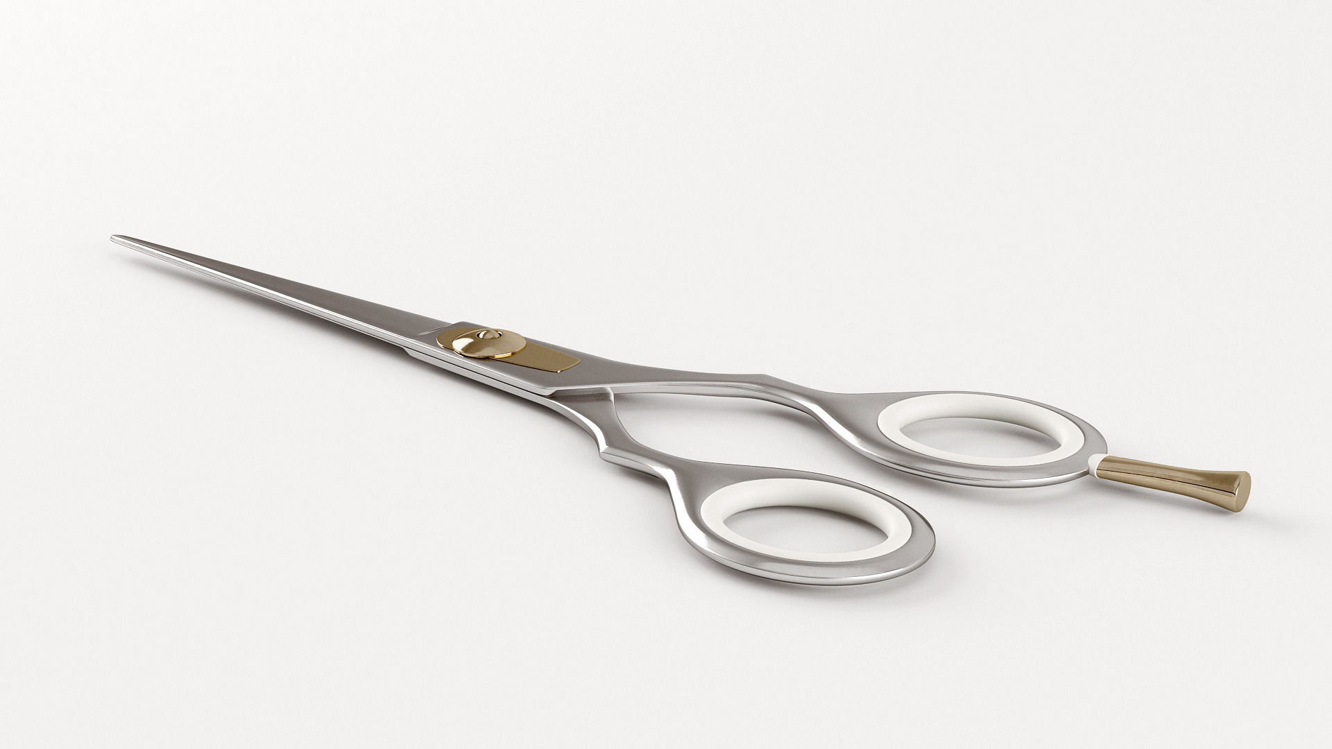 Scissors pair of 3D model_3