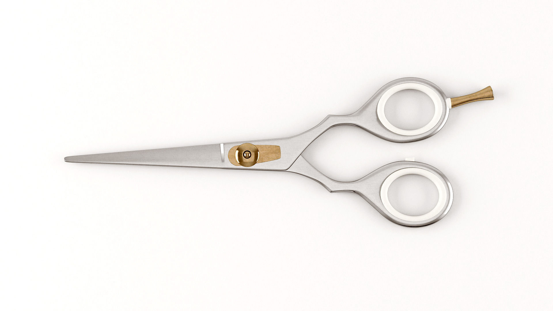 Scissors pair of 3D model_2