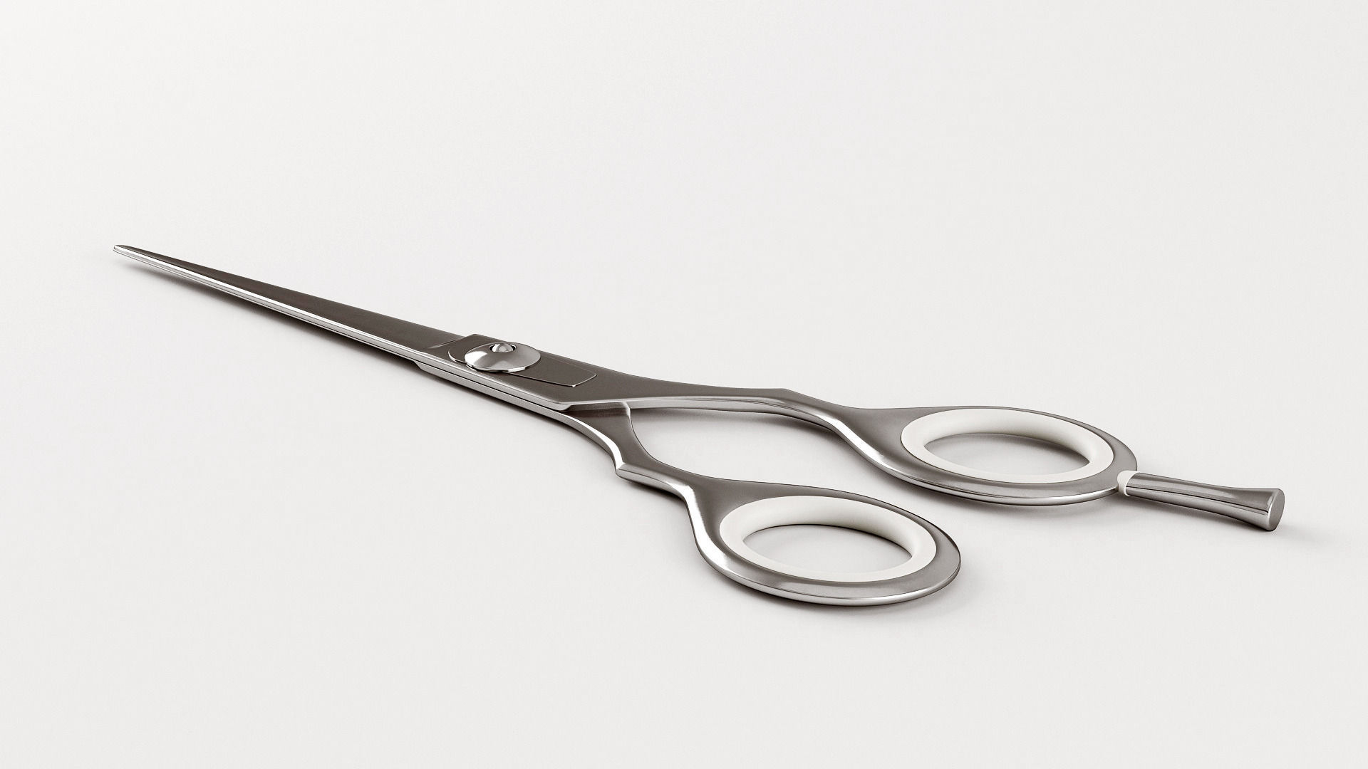 Scissors pair of 3D model_7