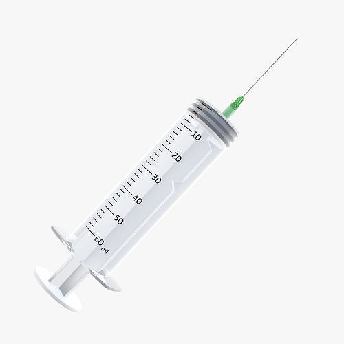 Syringe 60ml 3D model