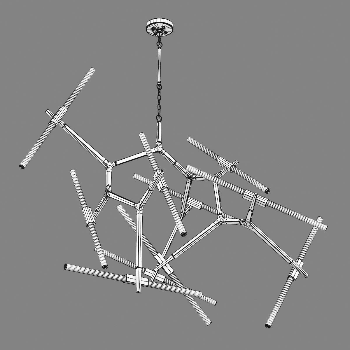 74220x Struttura Lightstar Chandelier 3D model_9